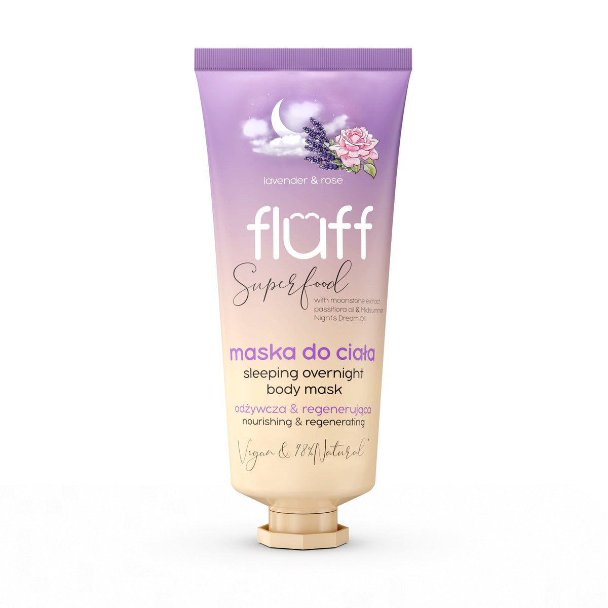 Fluff<br/>Body mask - Rose & Lavender<br/>150 ml