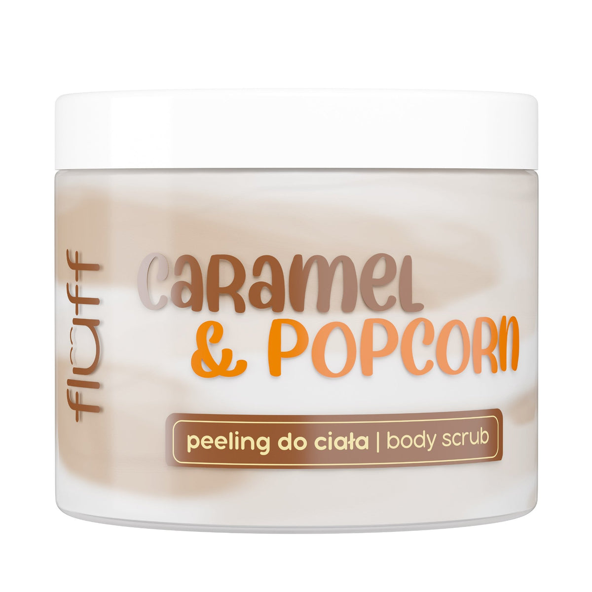 Fluff<br/>Body scrub  with the scent of Caramel & Popcorn<br/>160 ml