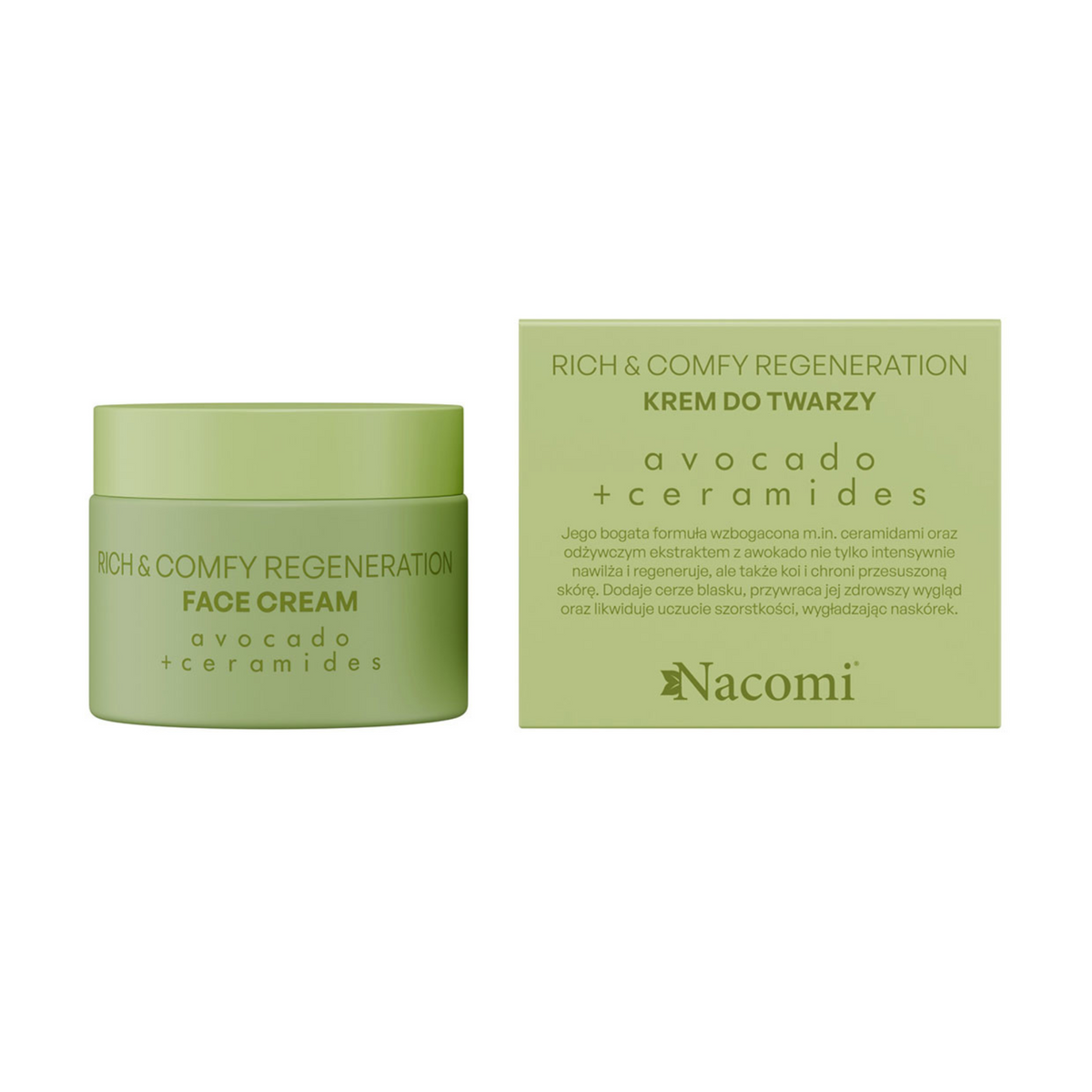 Nacomi<br/>Rich&comfy regeneration Avocado Face Cream<br/>40 ml