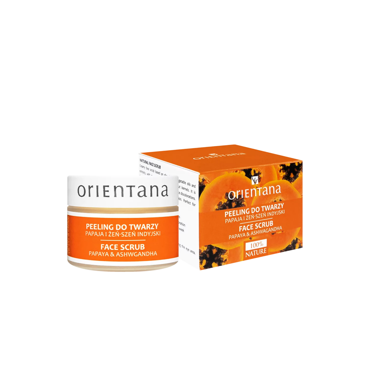 Orientana<br/>Face peeling Papapaya and Indian Ginseng<br/>50 g