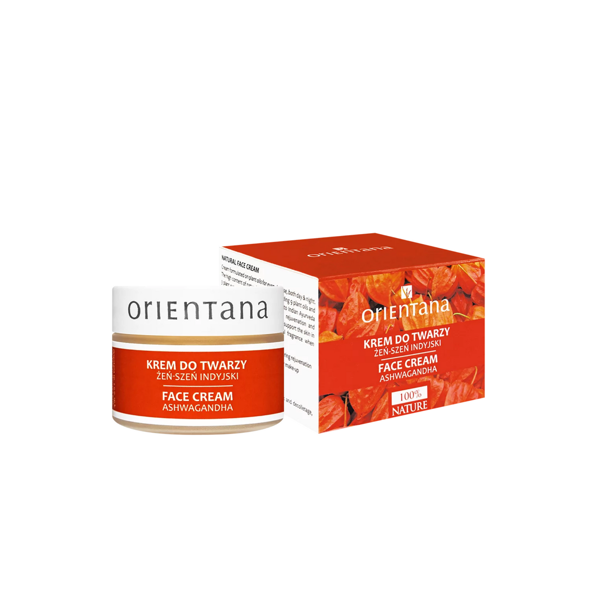 Orientana<br/>Face cream Indian Ginseng - Ashwagandha<br/>40 g