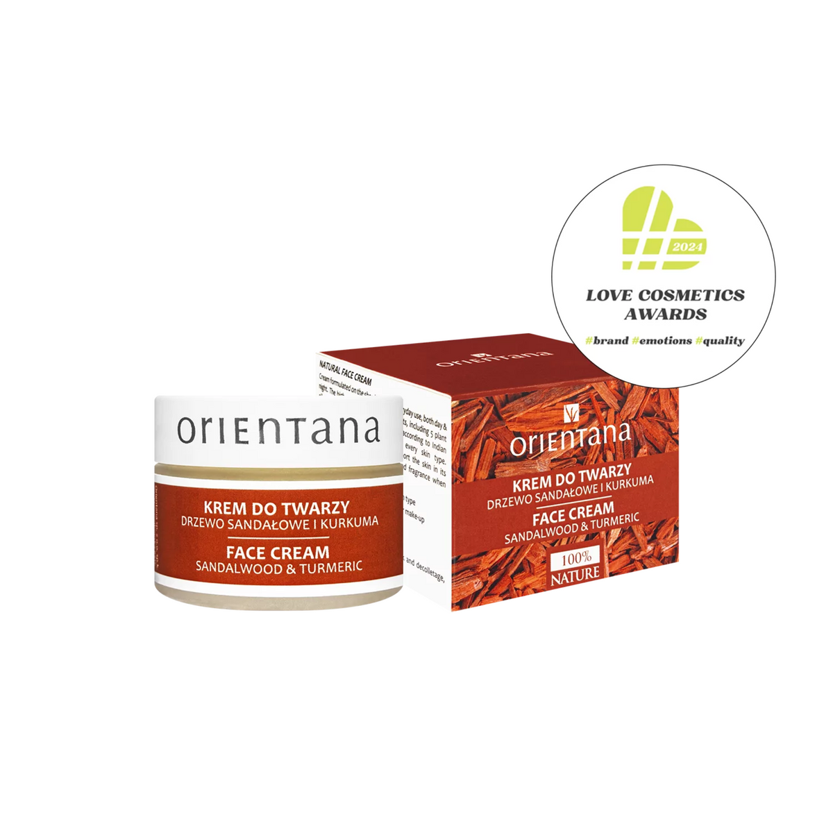 Orientana<br/>Face cream Sandalwood & Turmeric<br/>50 g