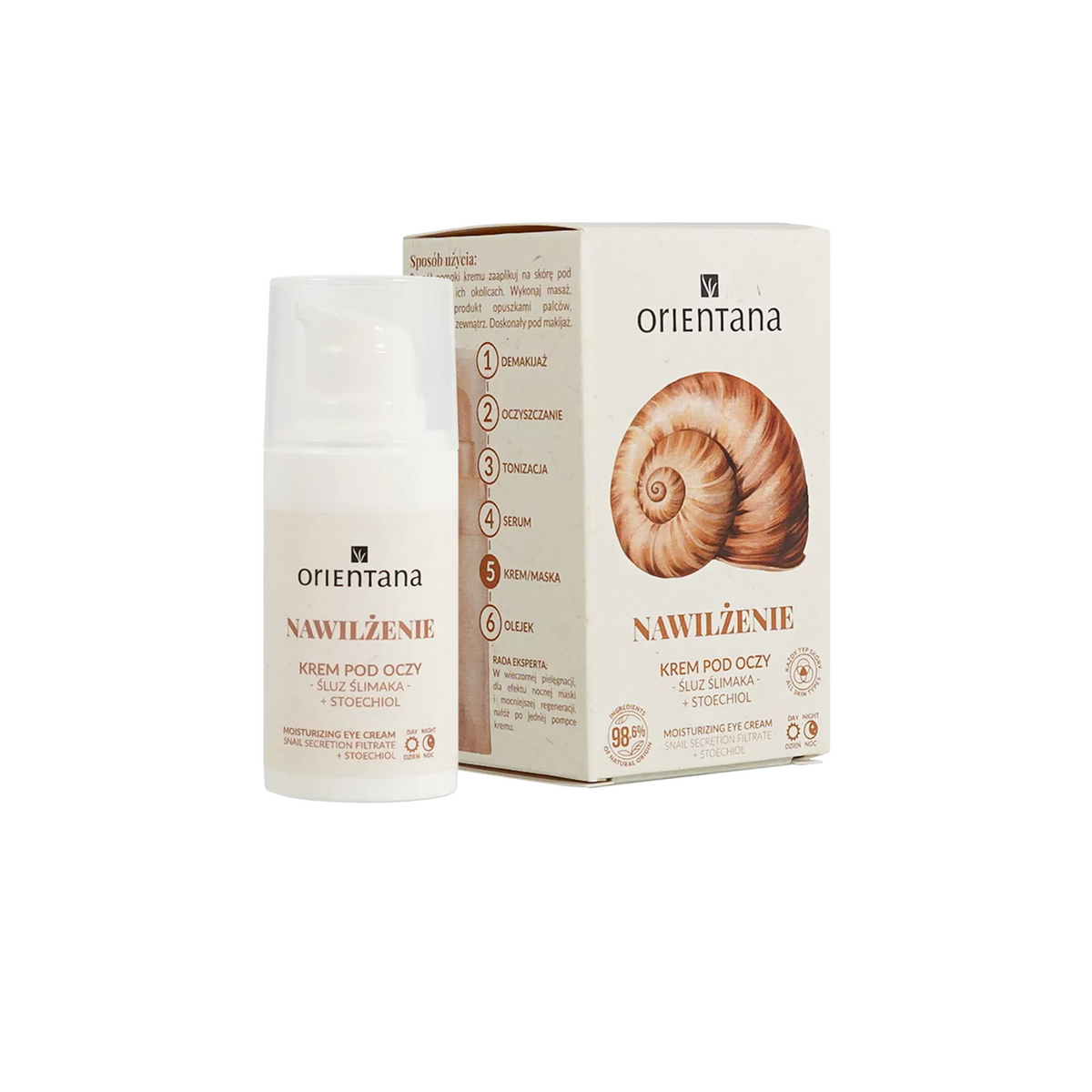 Orientana<br/>Natural eye cream Snail Slime<br/>15 ml