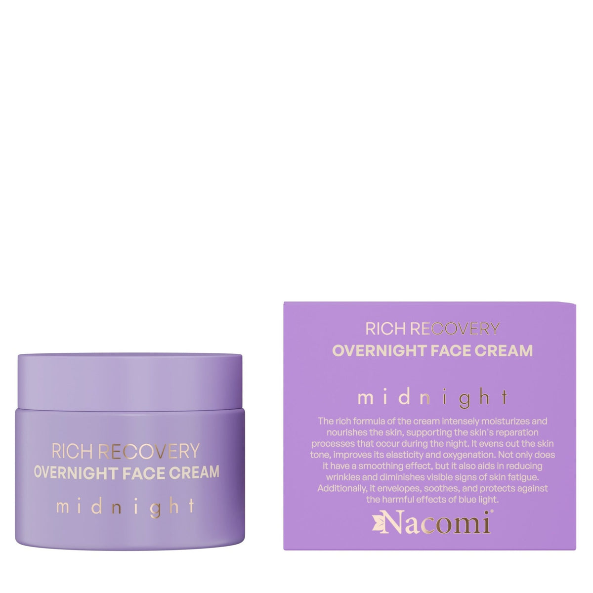 Nacomi<br/>Rich recovery face cream  Midnight<br/>40 ml