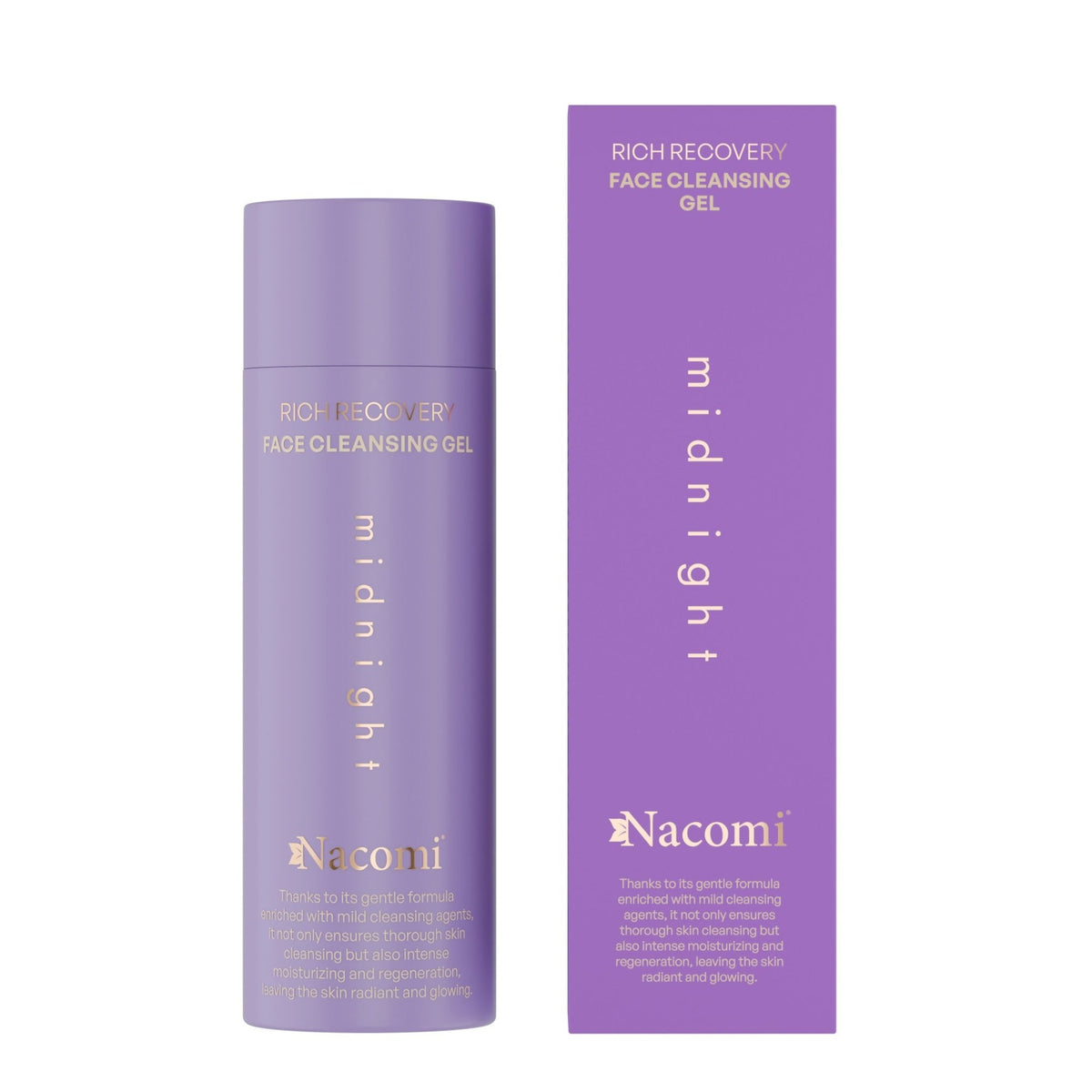 Nacomi<br/>Rich recovery face cleansing gel - Midnight<br/>140 ml