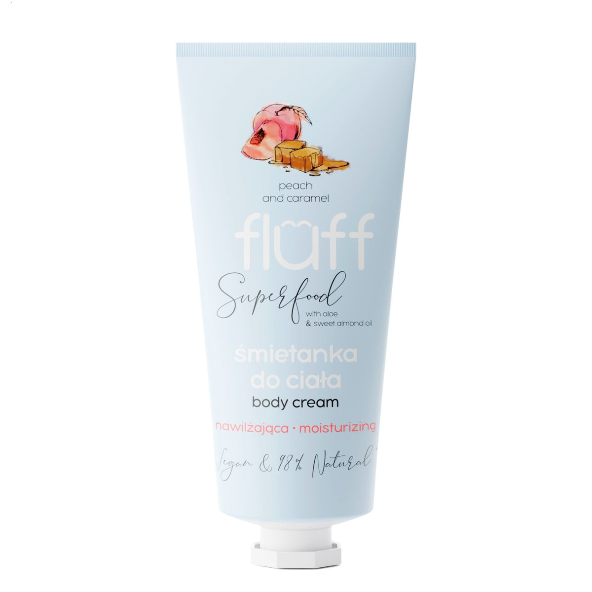 Fluff<br/>Body cream with the scent of Peach and Caramel<br/>150 ml