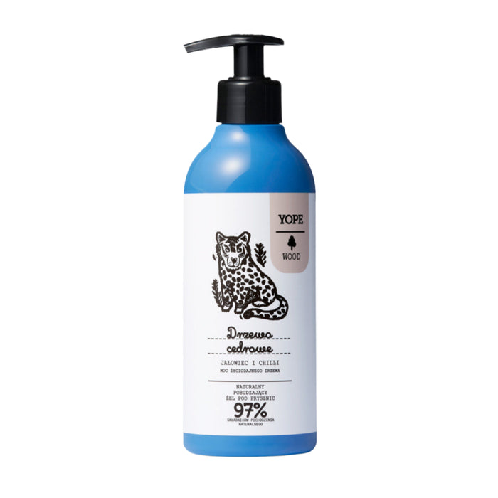 Yope<br/>Shower gel - Cedarwood, juniper and chili<br/>400 ml