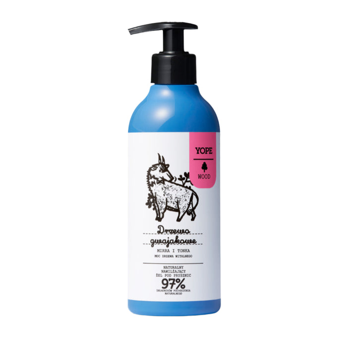 Yope<br/>Shower gel Guaiac Wood, Myrrh and Tonka<br/>400 ml