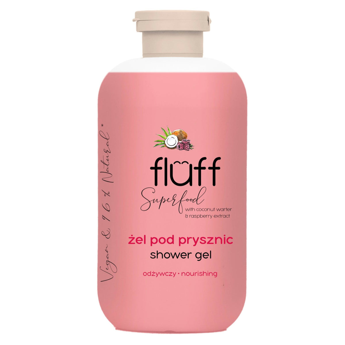 Fluff<br/>Shower gel coconut and raspberry<br/>500 ml