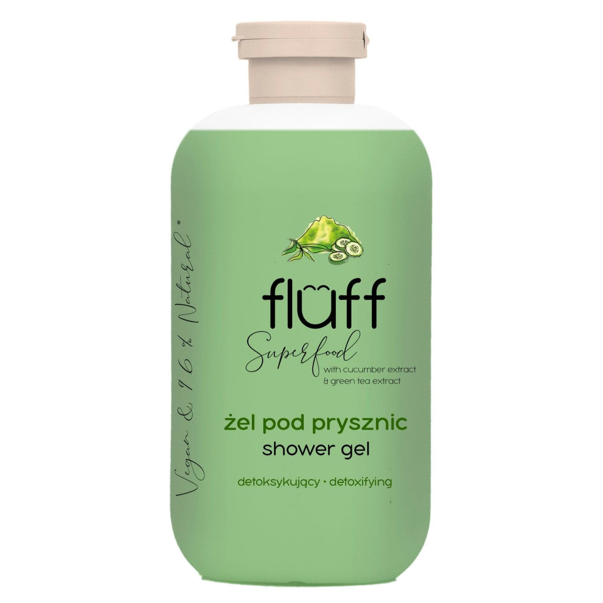 Fluff<br/>Shower gel Cucumber and Green Tea<br/>500 ml