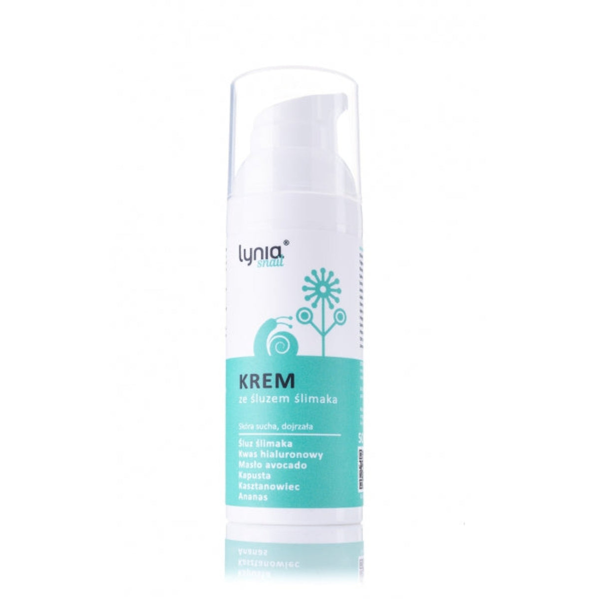 Lynia<br/>Snail cream with snail mucus<br/>50 ml